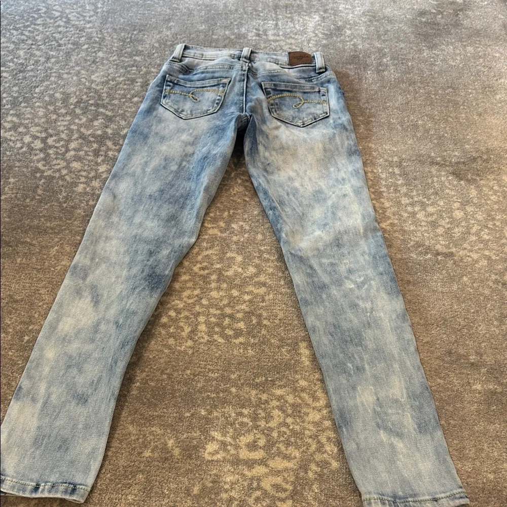 Justice kids Skinny Light Blue Washed Jeans